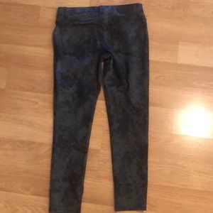 Black and grey floral pants